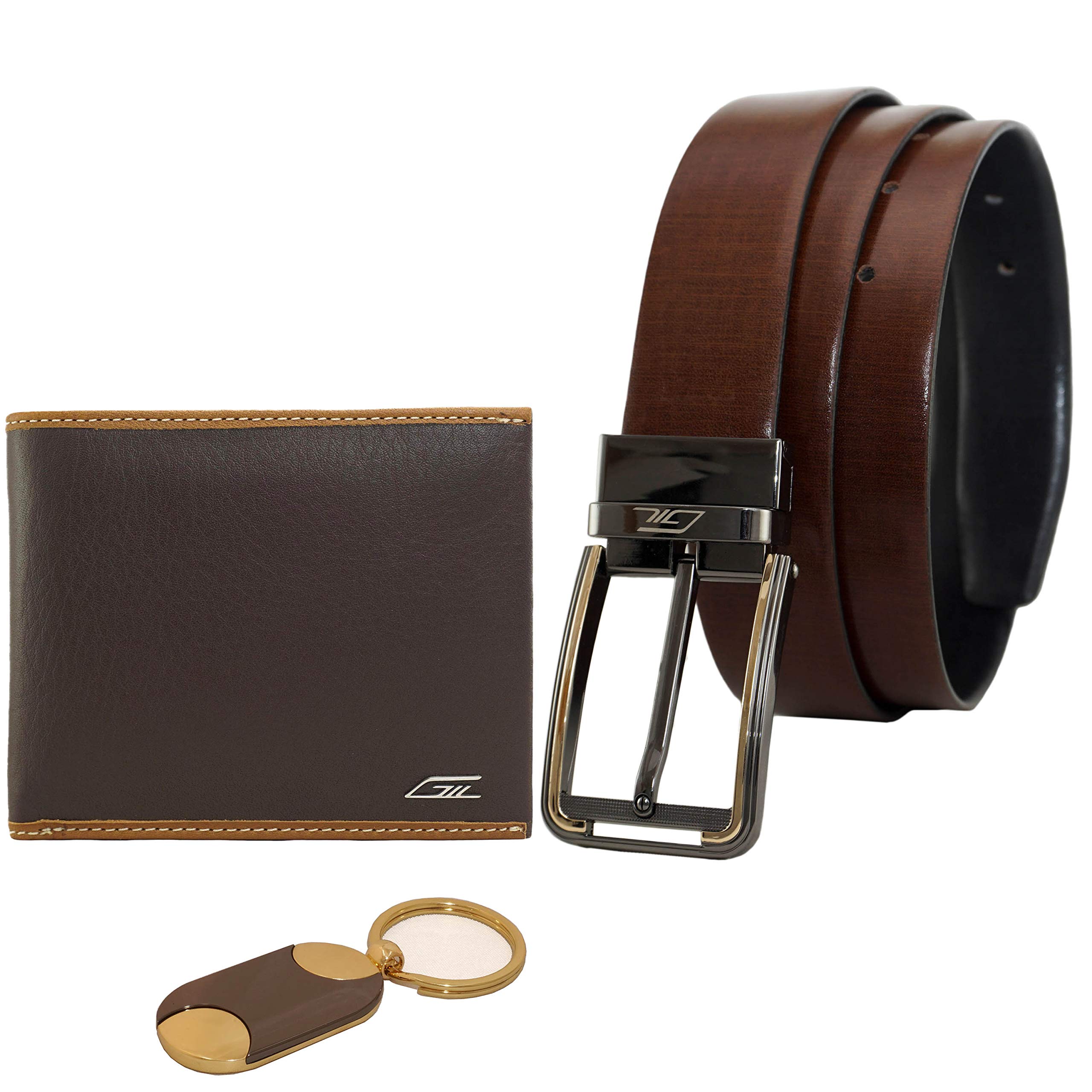 GILLeather Belt and Wallet Combo Gift Set for Men-image-39