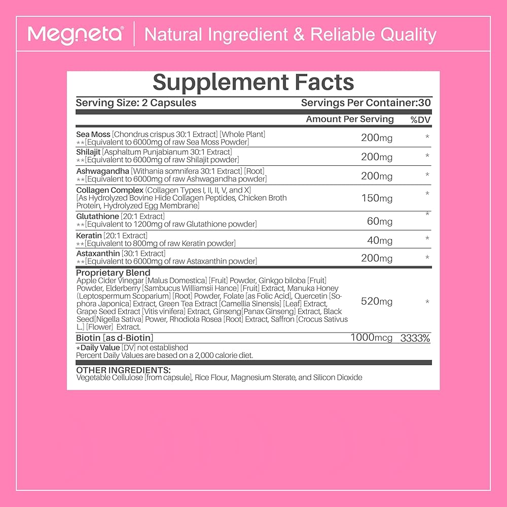 Amazon.com: MEGNETA Sea Moss Shilajit Ashwagandha Supplement for Amazon.com: MEGNETA Sea Moss Shilajit Ashwagandha Supplement for