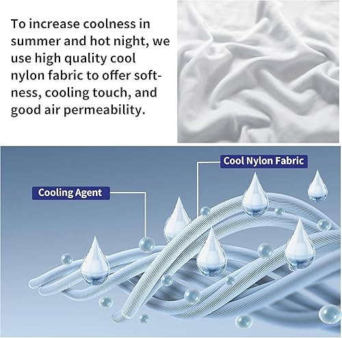 Miniatura 3 de Juego de funda de edredón refrescante de 3 piezas tamaño Queen juego de ropa de cama suave y ligera reversible con cierre de cremallera y lazos en