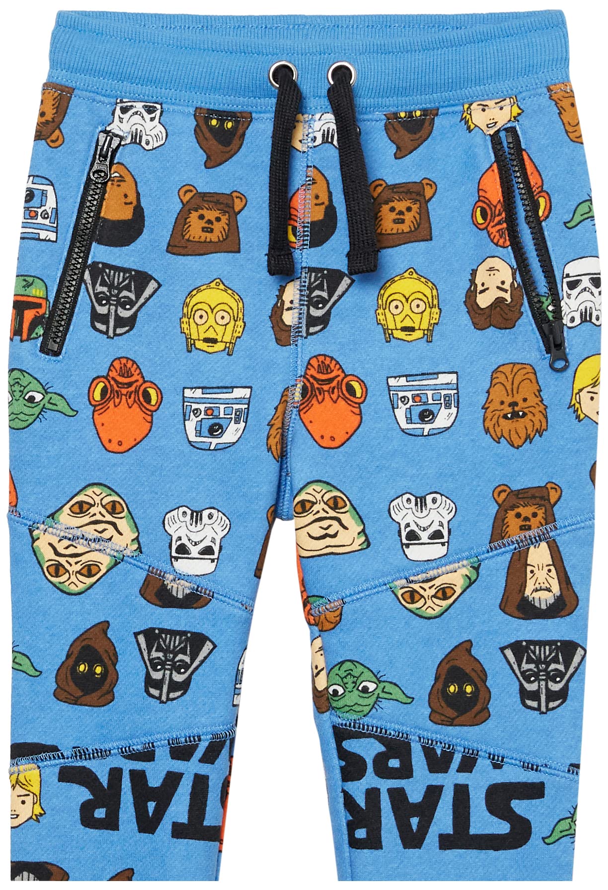 Amazon Essentials Disney | Marvel | Star Wars Pantaloni da Jogging Felpati con Tasca con Cerniera (in precedenza Spotted Zebra) Bambini e Ragazzi