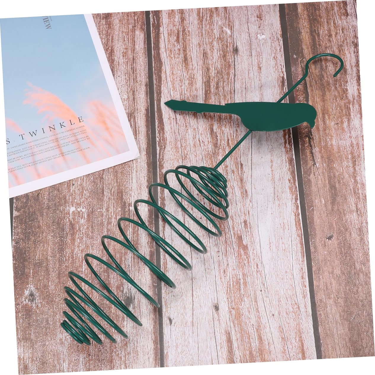 3 Jaulas para Pájaros Sebo para Pájaros Comedero De Metal Resistente Color Verde Oscuro.