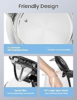 Vista 6 de COMFEE' Hervidor de té y hervidor de agua de vidrio de 1.7 litros, control de temperatura de la tetera eléctrica con 6 ajustes preestablecidos, 2