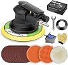 Autolock 6 Inches Air Random Orbital Sander, Pneumatic Palm Car Sanders For Wood Polisher Metal, Auto Body Work, Da Sanders, Dual-action Sander(1pcs)