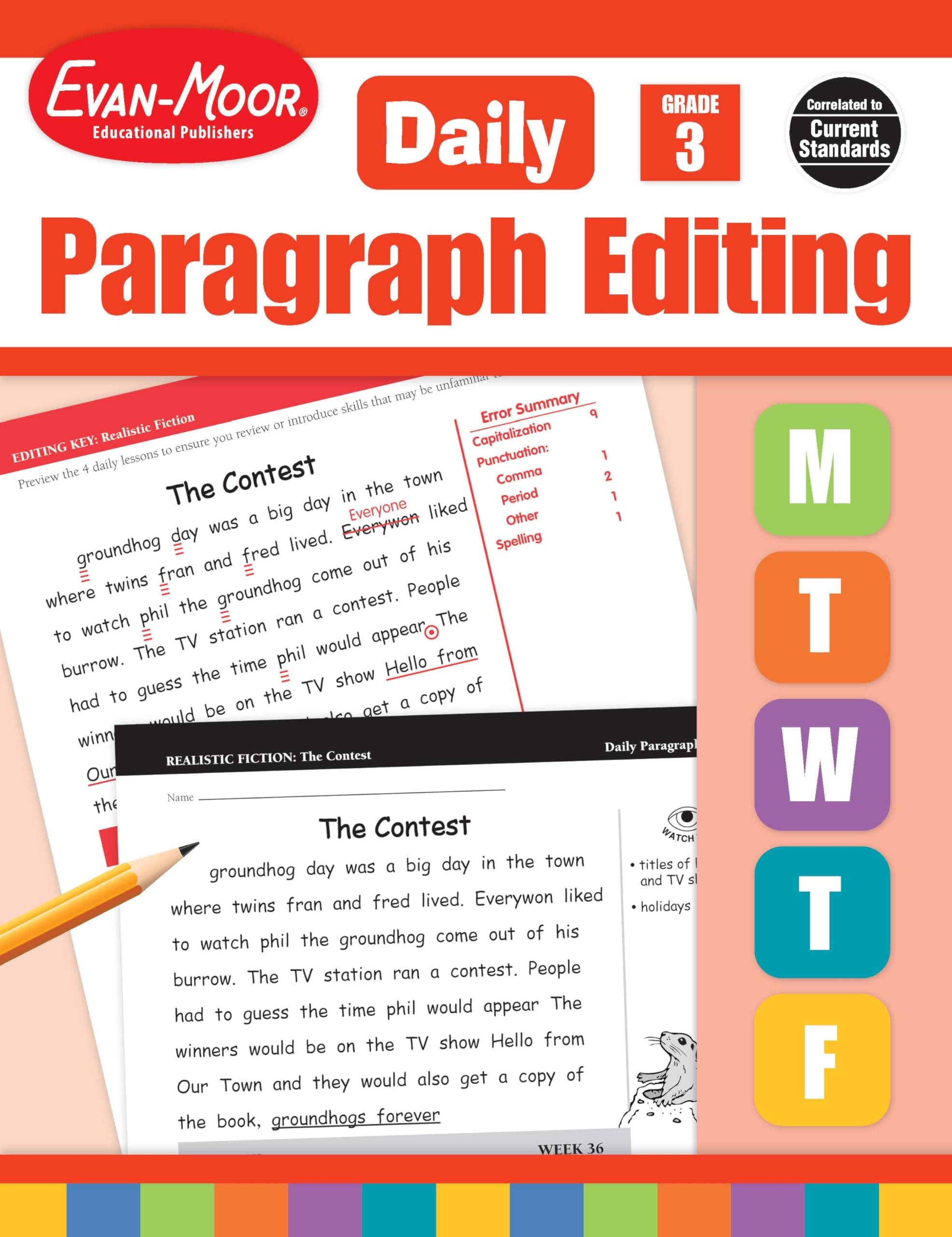 Daily Paragraph Editing, Grade 3