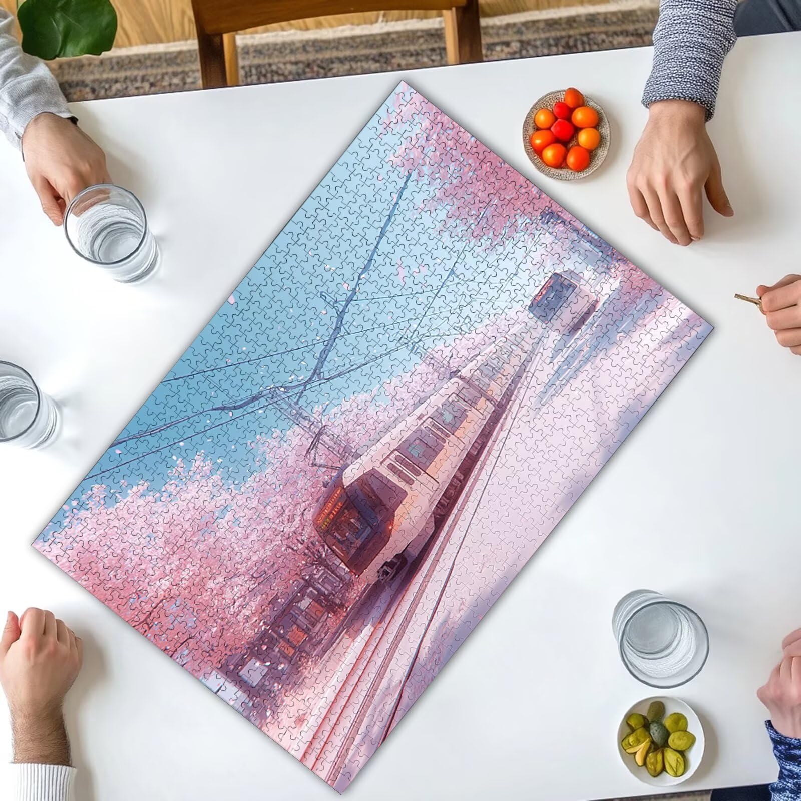 4000 puzzli dla dorosłych, japońskie puzzle dla dorosłych, 4000 sztuk, drewniane puzzle z kolorowym pudełkiem, rodzinne gry edukacyjne, prezenty dla kobiet, wystrój domu, motyw: (krajobraz), -3806