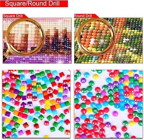 Miniatura 5 de QYQY Diamonds - Pintura de punto de cruz, pintura de punto de cruz, pintura 3D para mujer desnuda 5D (19.7 x 27.6 pulgadas)