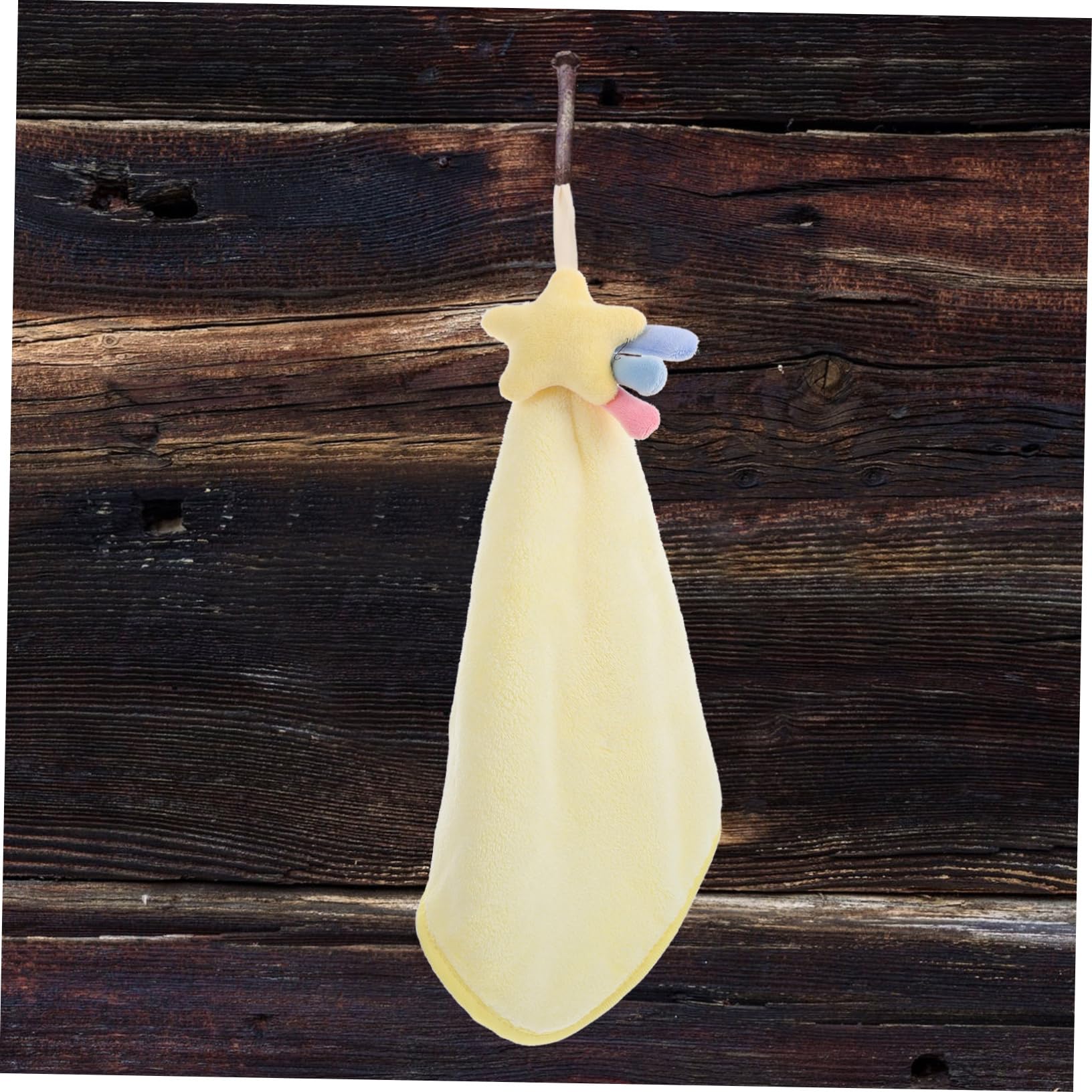 Ipetboom Korallenfleece Handtuch - Rundes Saugtuch 50x50cm Mit Aufhänger