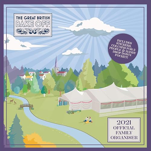 Official Great British Bake Off 2021 Calendar - Family Organiser Wall Format Calendar
