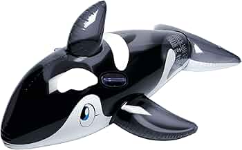 Amazon | シャチフロート (クリアブラック) | 浮き輪 | おもちゃ