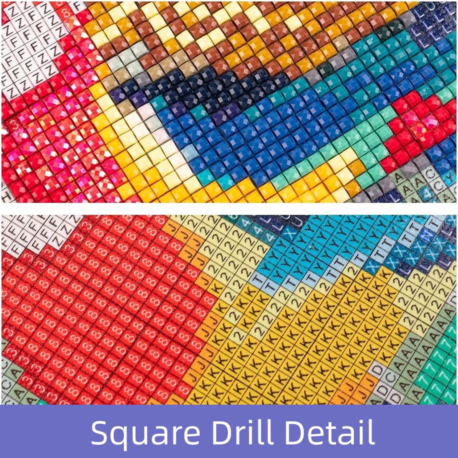 5D DIY Diamond Painting Erwachsene/Kinder Diamant Painting Bilder Malen Nach Zahlen Erwachsene Diamond Painting Zubehör für Kinder für Geschenke Zuhause Home Wall Dekoration (Mondrose,70x140cm)-3D