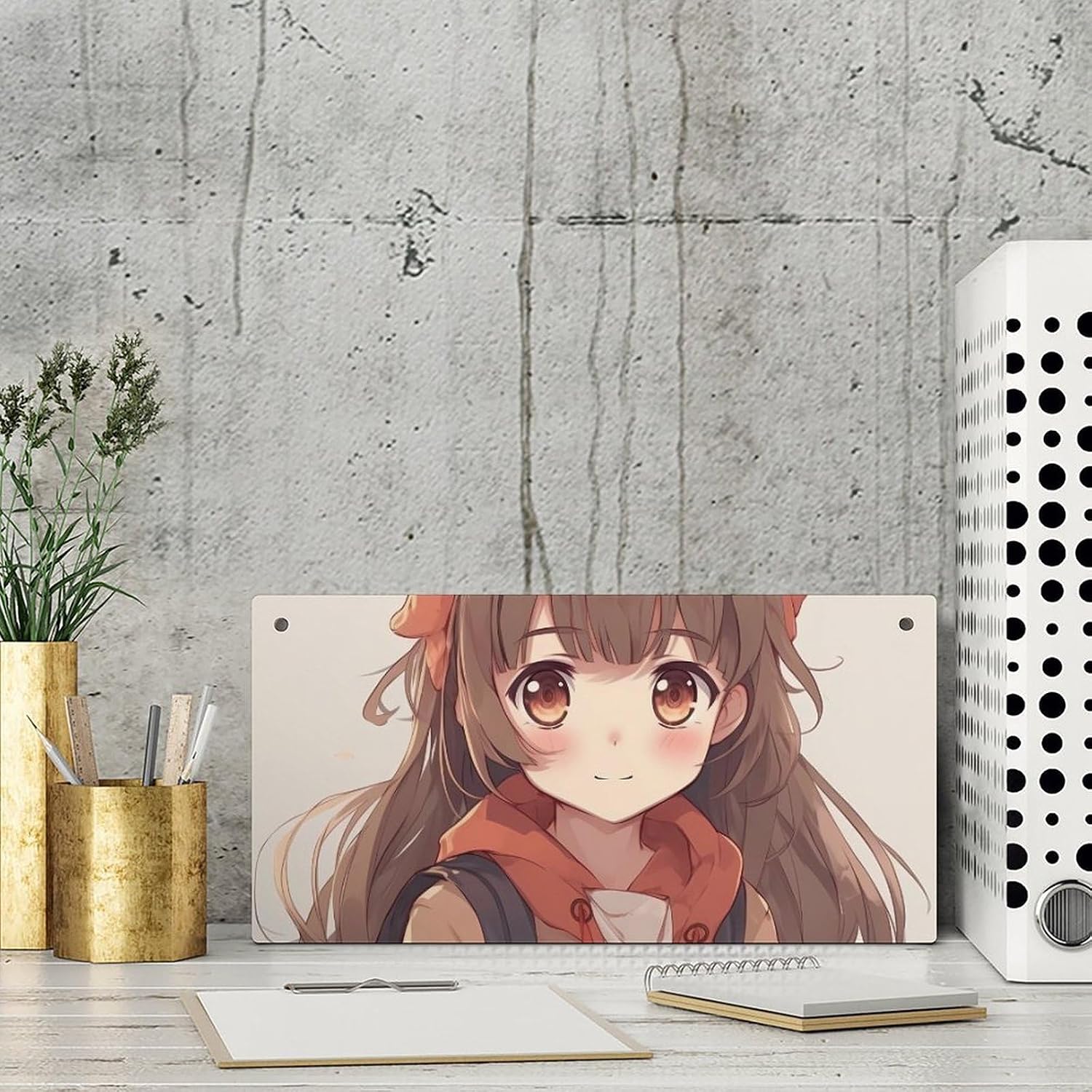 Japan Anime Wooden Hanging Sign Wooden Wall Hanging Small Welcome Sign Indoor Outdoor Printed Wood Art Wall Decoration Home Sign for Front Door Shop Holiday image 4