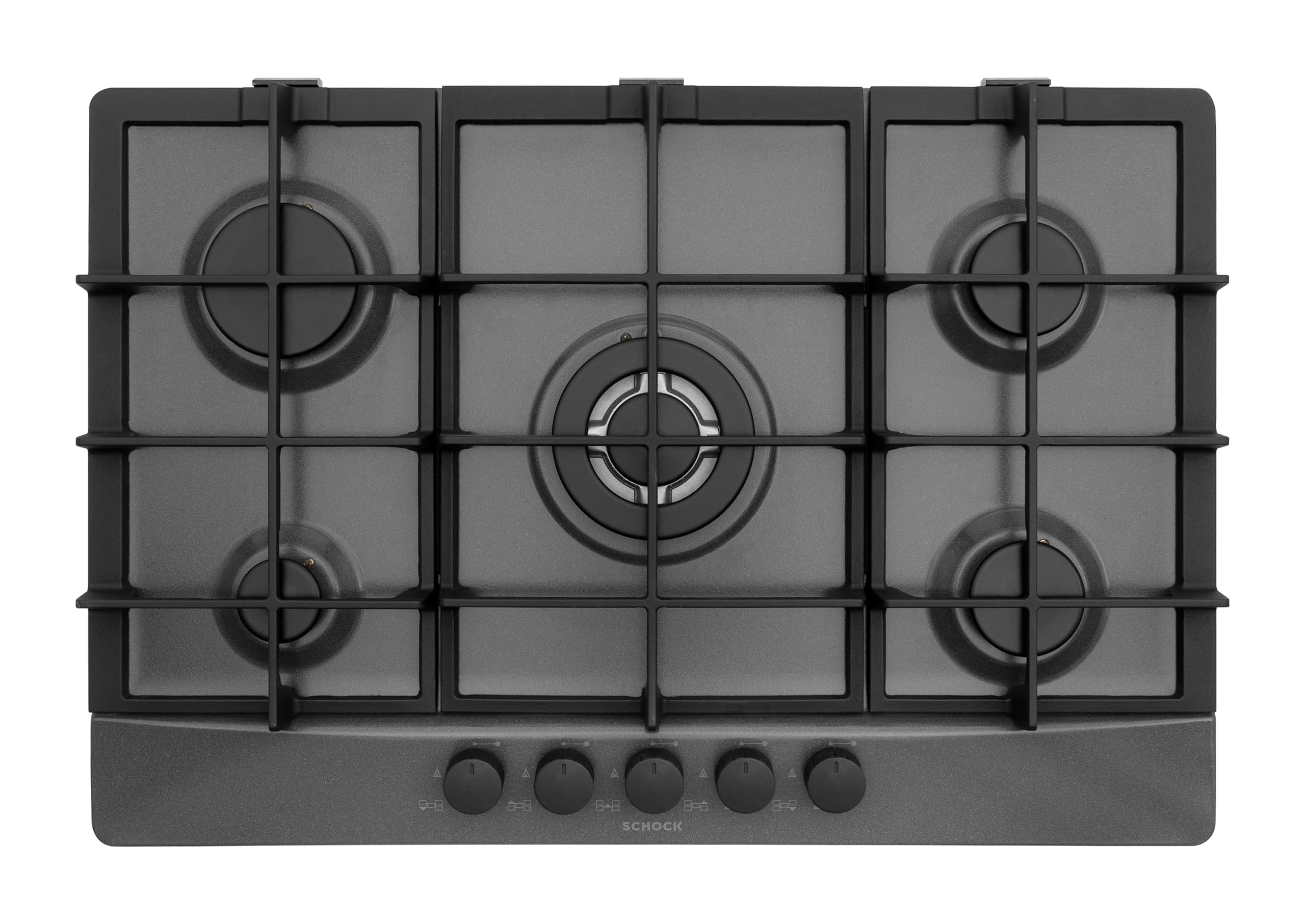 Plaque de cuisson à gaz 5 brûleurs pour cuisiner en famille
