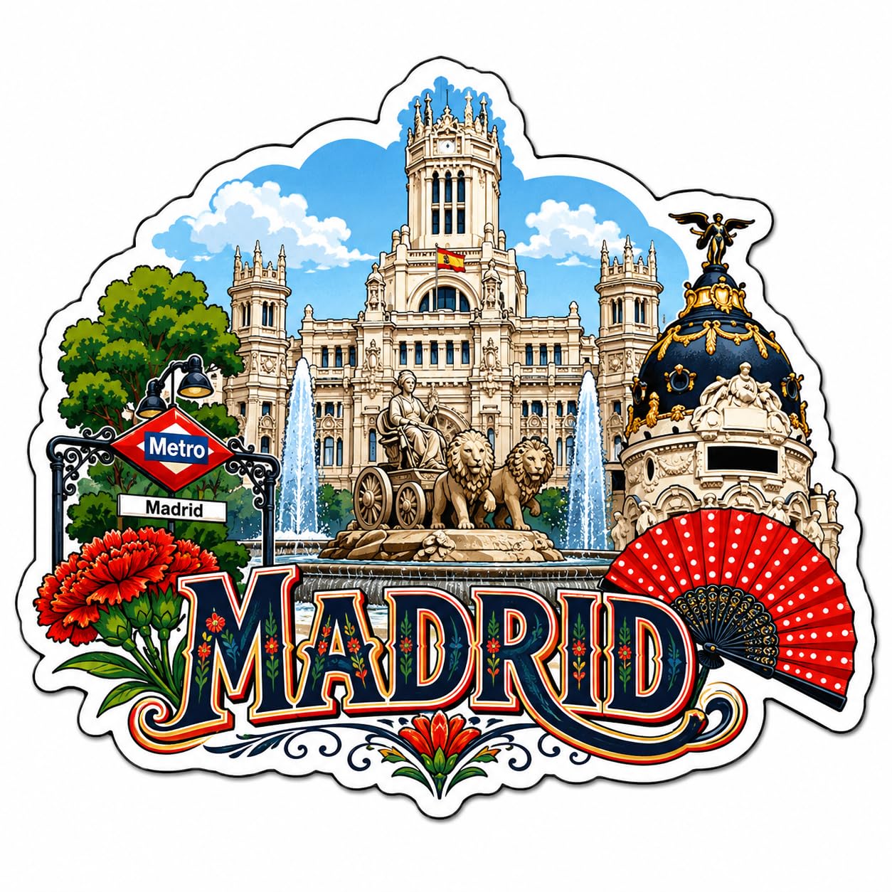 London Fridge Magnet - Decolyte Souvenir -31