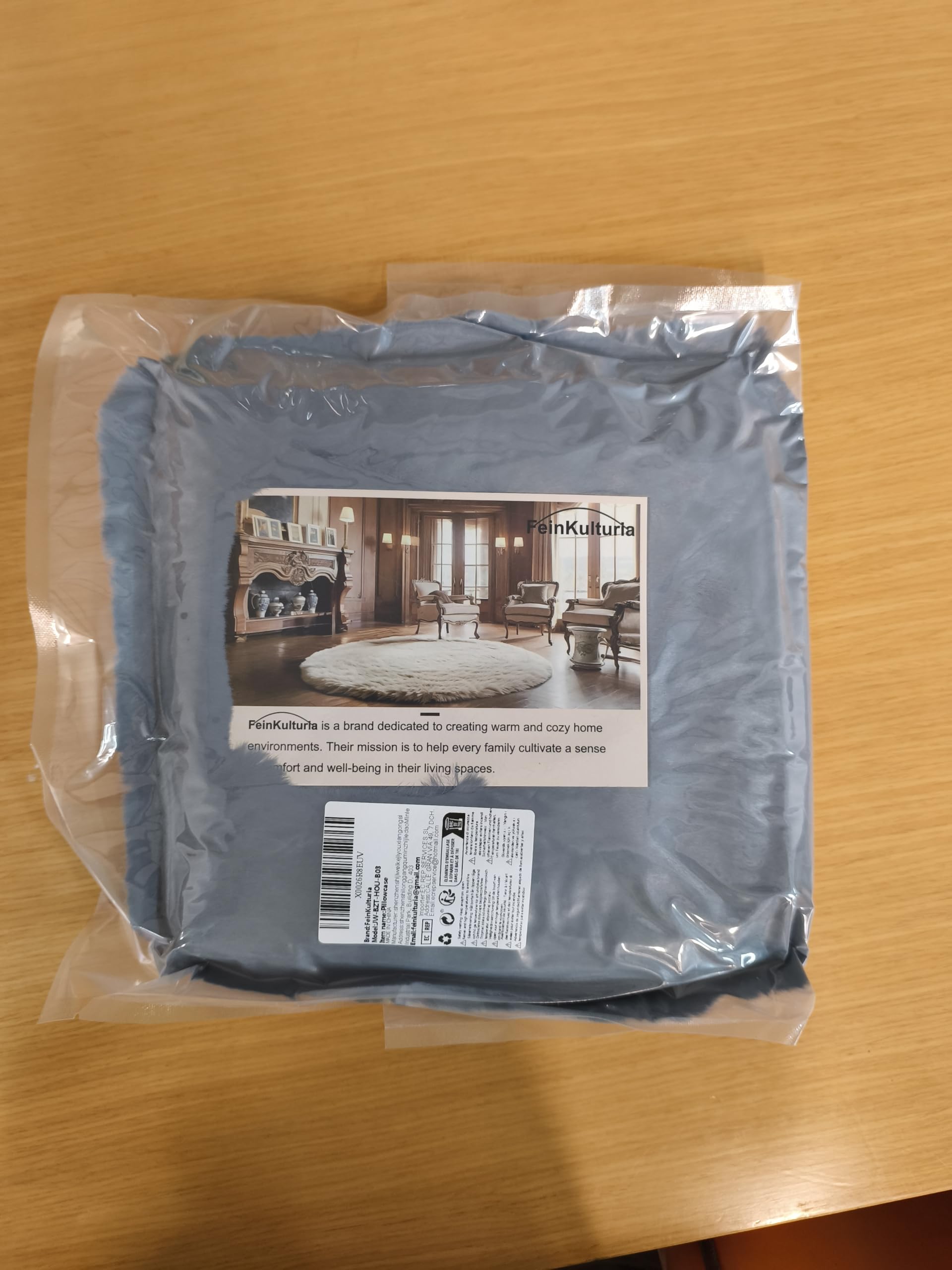 CPDD Lot De 2 Housses De Coussin En Fausse Fourrure Housses De Coussin