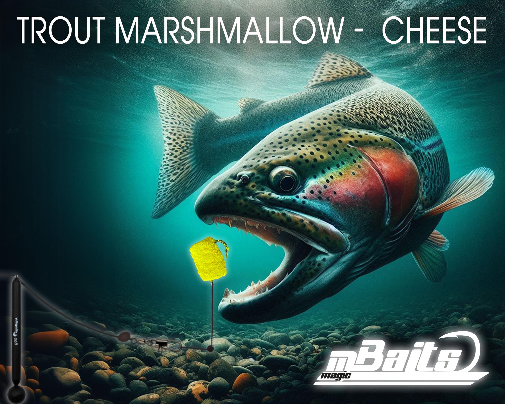 Leurre Guimauve Flottant Angel-Berger Magic Baits – Pour Truite, 5 Variétés, 25g, Arômes Intenses Et UV