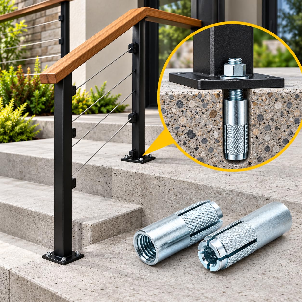 Concrete Drop-In Anchors - 8 Pack -6