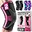 DR. BRACE ELITE Knee Brace with Size Stabilizer (2 Pack) Knee Brace for Women & Men, Workout, Sports, Daily Knee Compression Sleeve for Maximum Knee Pain Support & Fast Recovery (Orion, Medium)