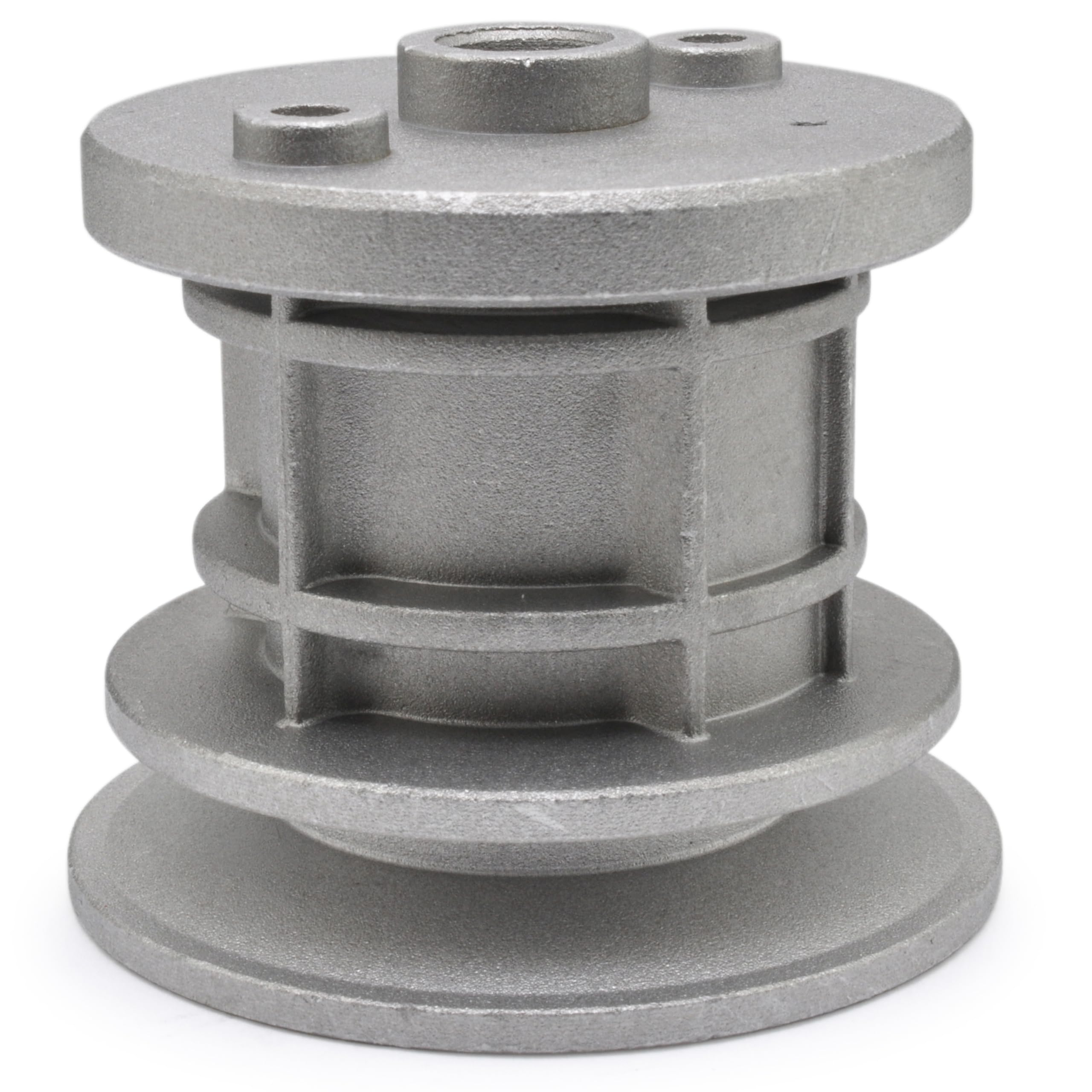 Easyboost Messerhalter Ø22,2 mm für Rasenmäher Husqvarna R146, R147, R151, McCulloch M46, M51, M53, M55, M60 Nr. 531206169, 581843001, 531205048, 1015504, 10120200 Höhe 59 mm, Riemenscheibe Ø65 mm