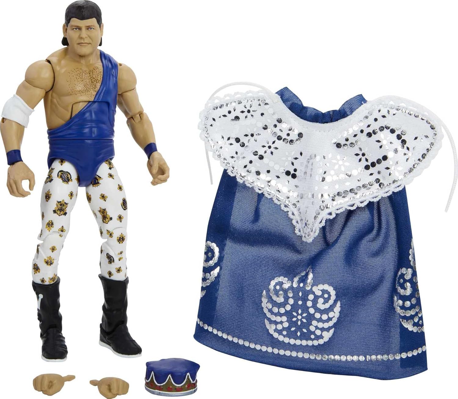 Mattel WWE Jerry "the King" Lawler Elite Collection Action Figure