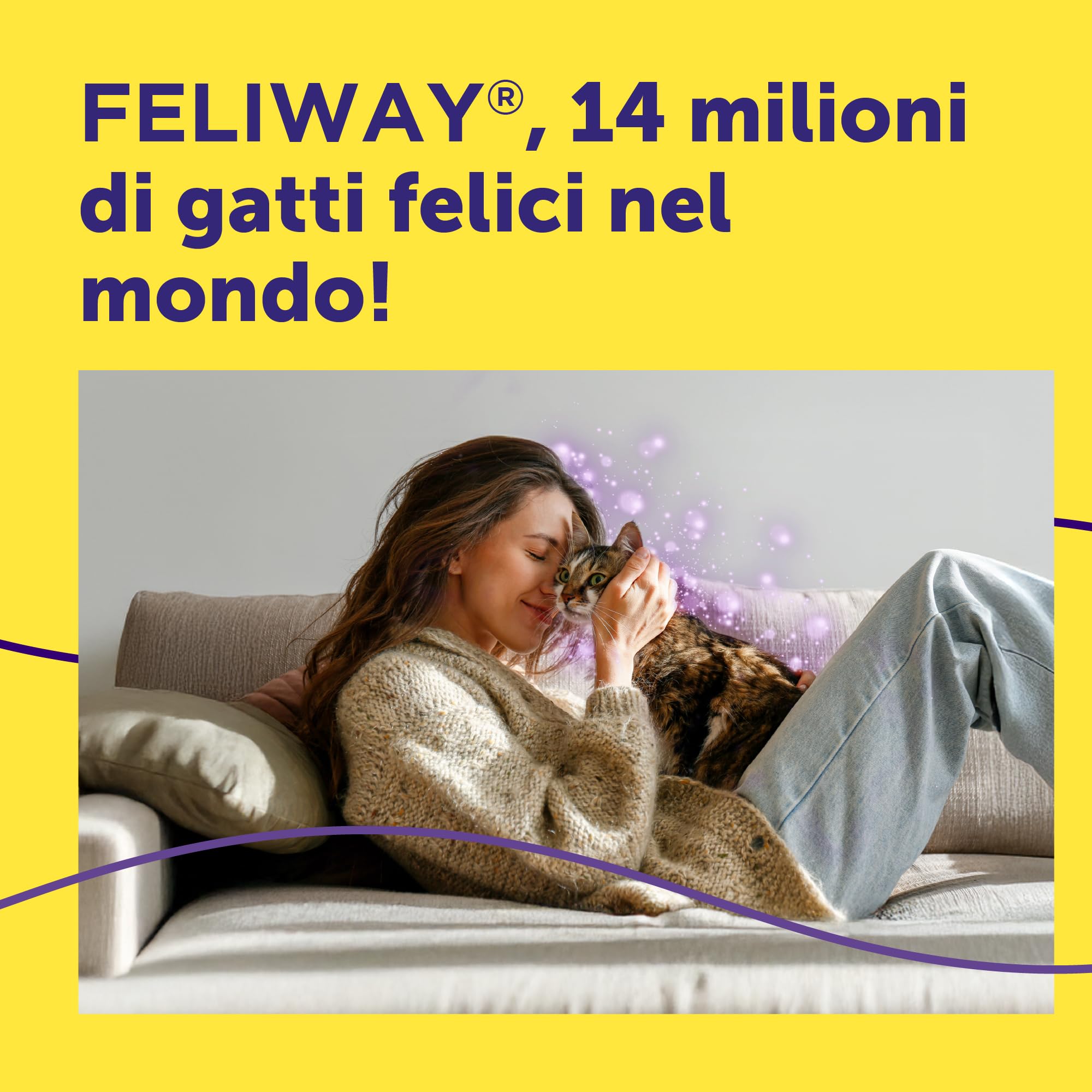 FELIWAY Help! Kit Diffusore Calmante per Gatti – 7 Giorni – Aiuta a tranquillizzare il tuo gatto ogni giorno o in occasioni stressanti. Raccomandato dai veterinari, Clinicamente testato.