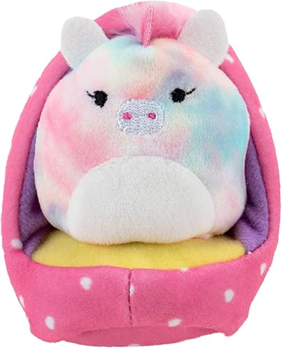 Miniatura 3 de Squishville by Squishmallows SQM0061 - Juego de habitación, sala de juegos, mini-Squishmallow y 2 accesorios de peluche, animales suaves de