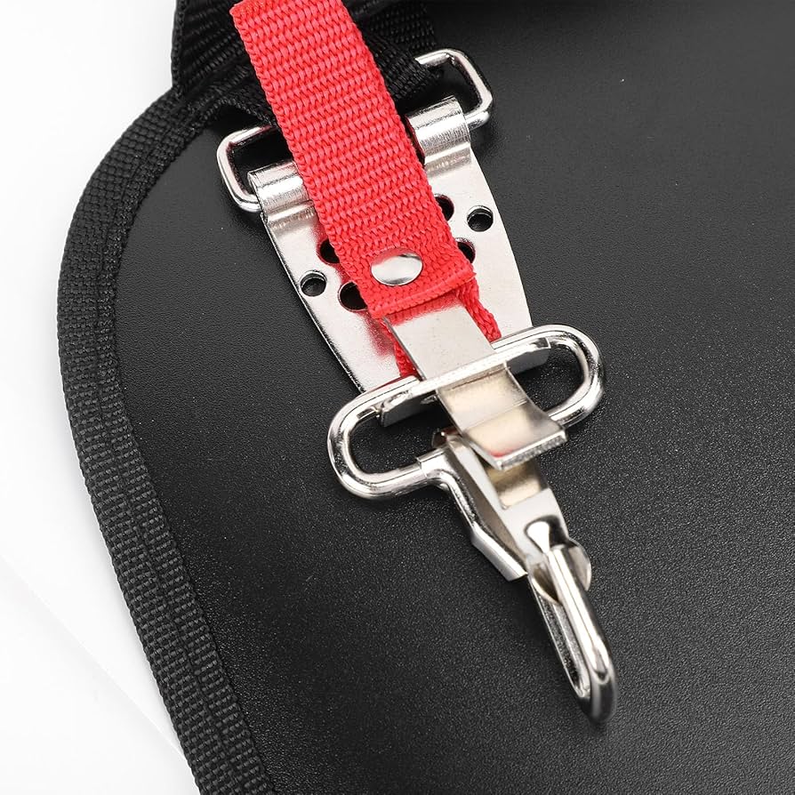 Zerodis Adjustable Black Nylon Trimmer Harness Shoulder Strap For