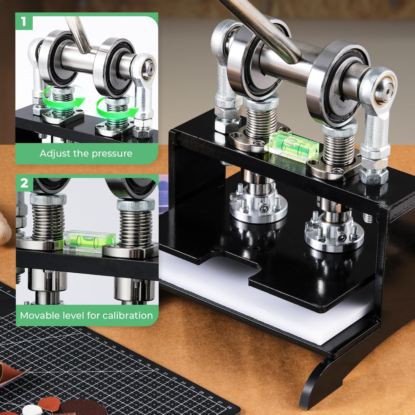 Leather Die Cutting Machine - 1.0 Ton Manual -6 Leather Die Cutting Machine - 1.0 Ton Manual -6
