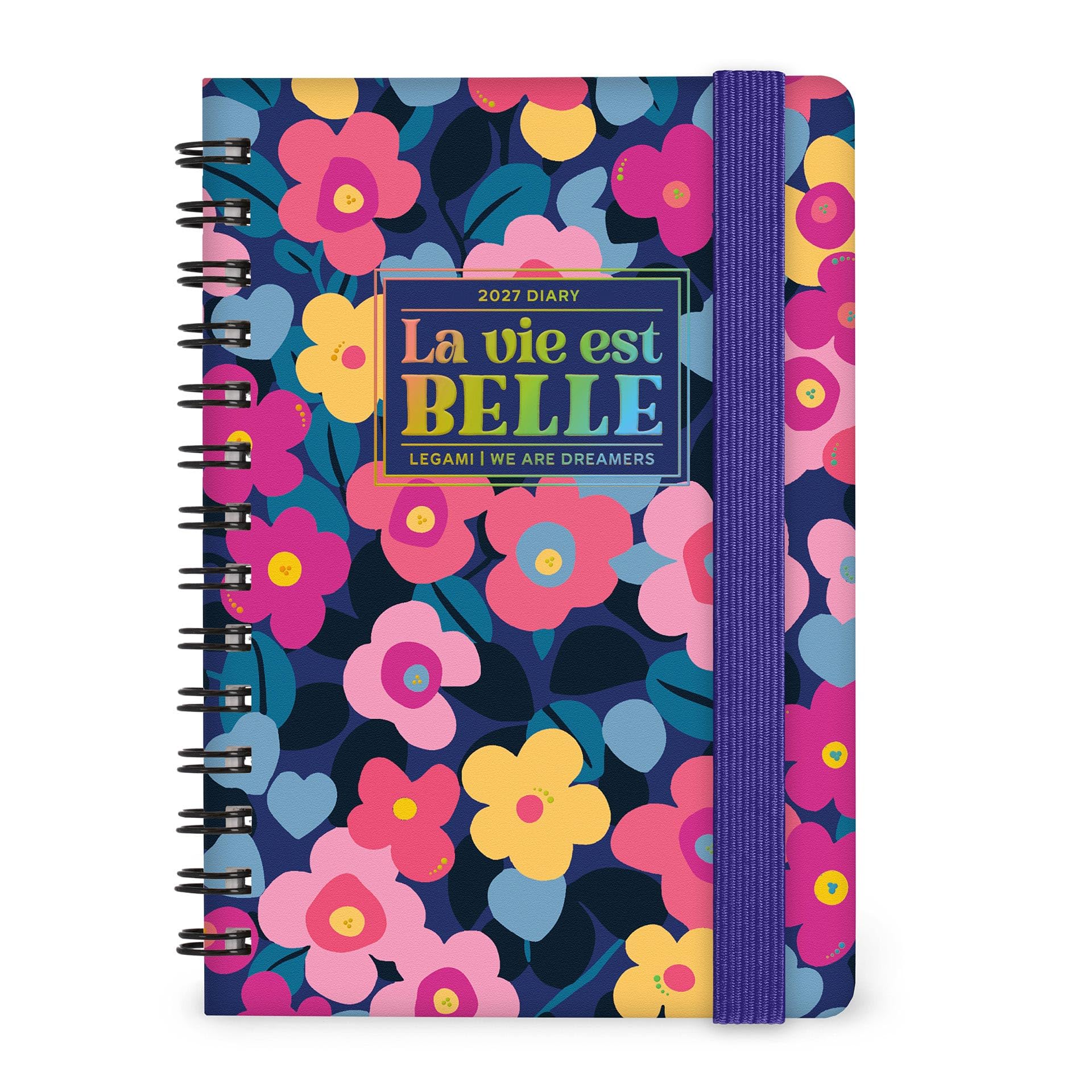 Agenda 12mesi Settimanale Spiralata Small Bo 2027 Flowers — image 1