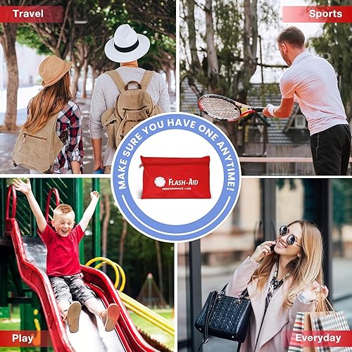 Miniatura 9 de Mini botiquines de primeros auxilios  Paquete de 2 IFAKs compactos de viaje para preparación de emergencias, senderismo, camping, viajes por