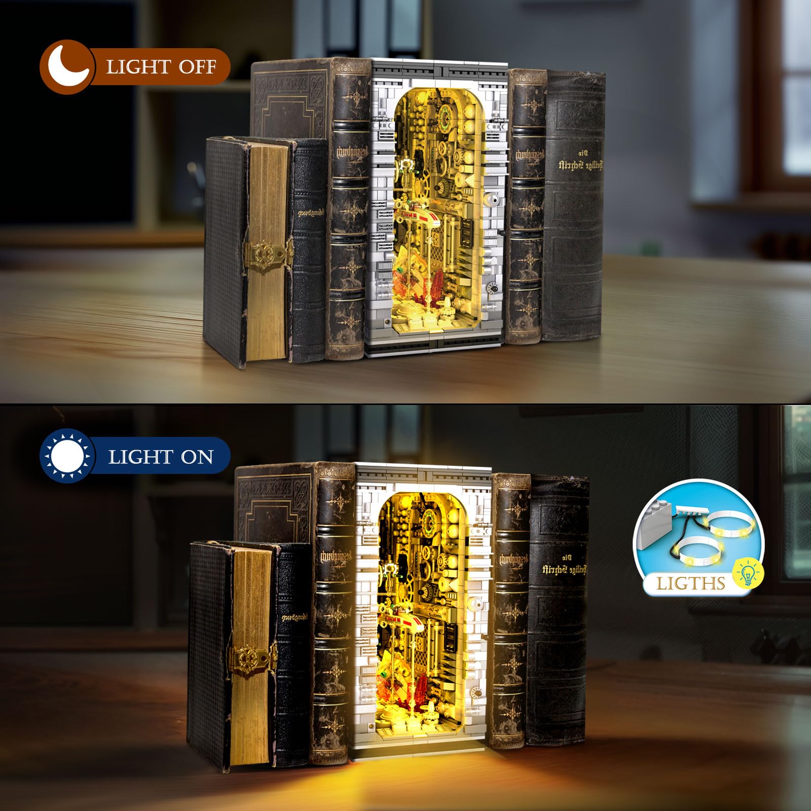 Reobrix Fermalibri Planetario Con Luci - Kit Costruzione 2879 Pezzi Per Adulti