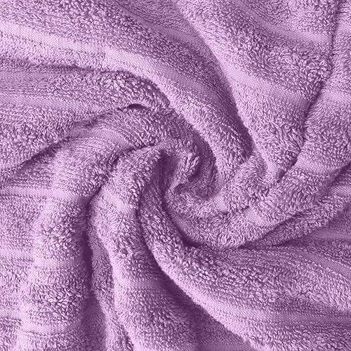 Miniatura 7 de DAN RIVER Lujosas toallas de baño 100% algodón, juego de 35 x 70  550-GSM  Toalla de baño con diseño de interruptor de velocidad para hotel y spa