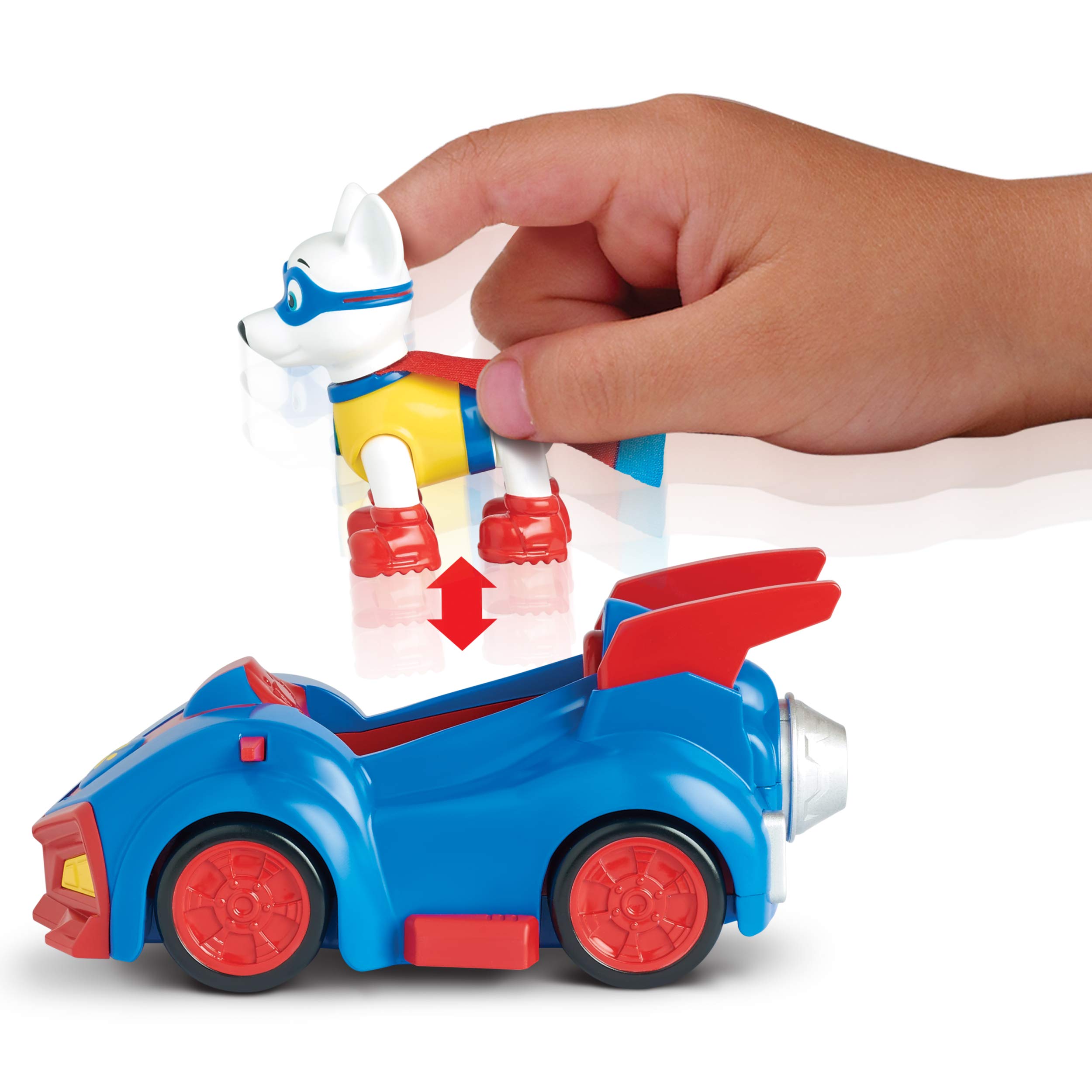 Paw Patrol Spin Master Apollo's Pup Mobile - pojazd i figurka
