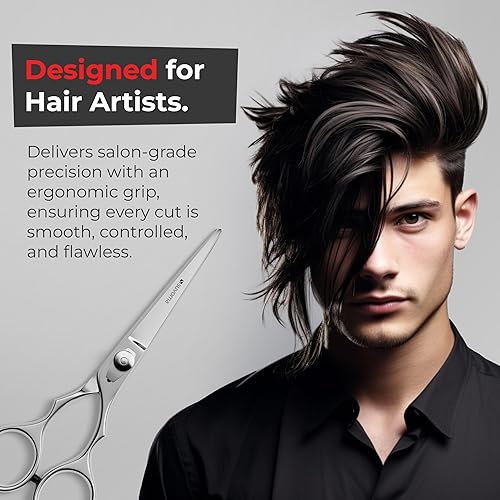 Miniatura 6 de Tijeras de pelo  Tijeras para cortar el cabello  Tijeras profesionales  Tijeras para peluqueros, salones, peluqueros  Hecho de acero inoxidable