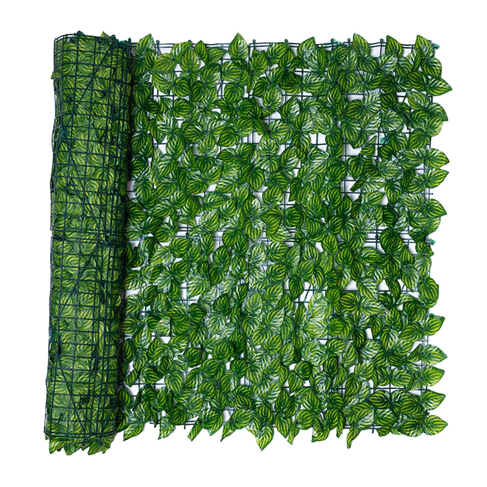 LOOM TREE® Artificial Faux Leaf Privacy Fence Screen Hedge Garden Decor 3Meter C | Yard, Garden & Outdoor Living | Garden Fencing | Privacy Screens, Windscreens-image-32