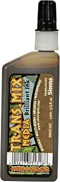 Koh-I-Noor Translucent Mix Media Pigment-Based Drawing Ink, 0.75 Oz. Bottle, Raw Sienna 9065F.SIE