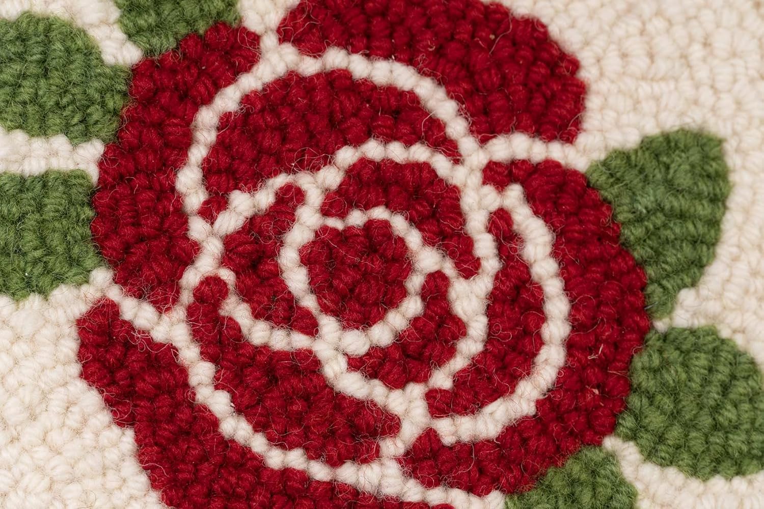String of the Art Rose Mini Punch Needle Kit - Includes Punch Needle Tool, 100% Wool Yarn, 8 inch Beech Wood Hoop, and More