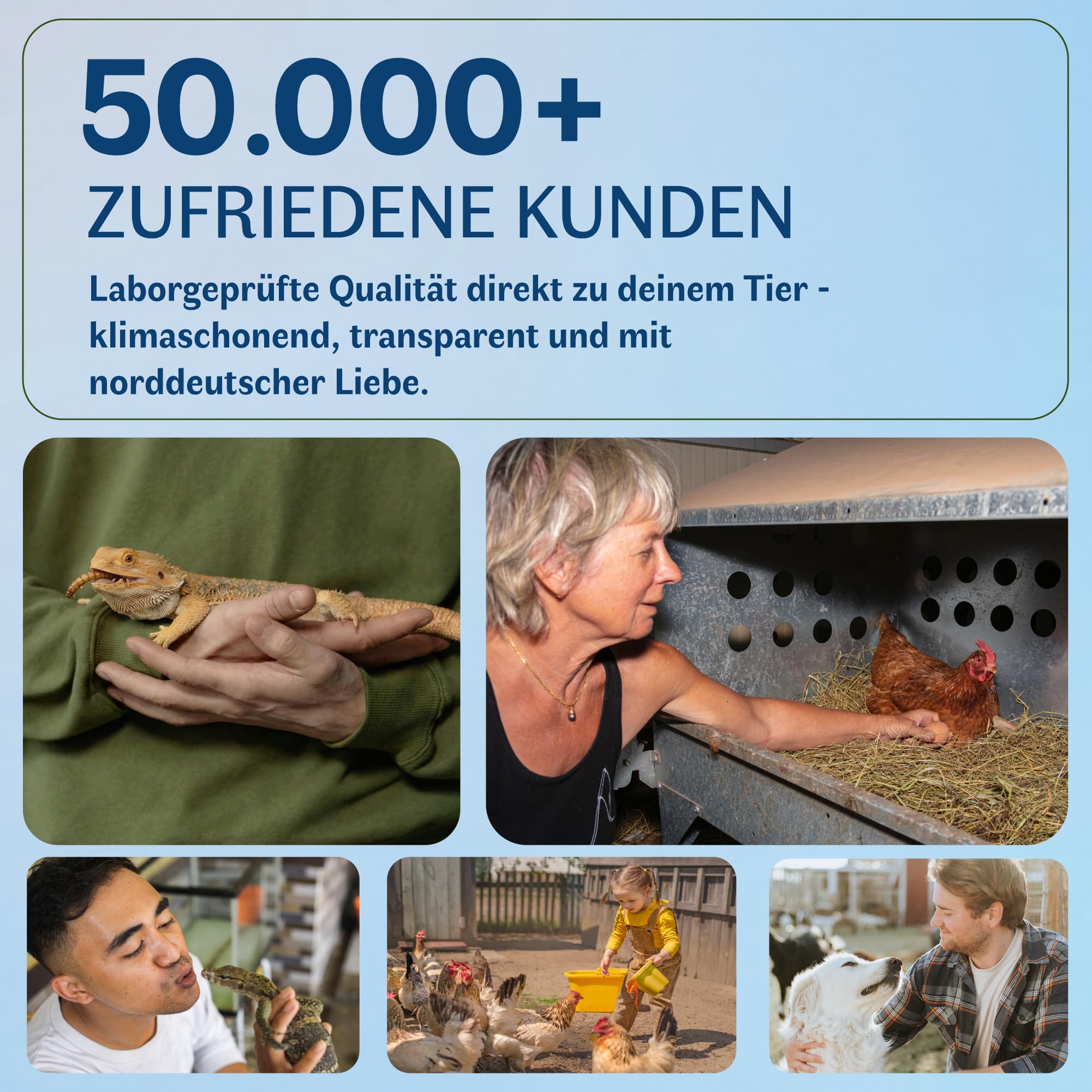 Gefrorene Heimchen – Insekten Vogelfutter für Reptilien, Vögel, Fische & Hühner | Proteinreiche Grillen | Alternative zu Mehlwürmer getrocknet | Made in Germany -2kg groß