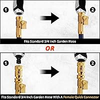 Vista 5 de Car Wash High Pressure Garden Hose Nozzle with Soap Dispenser – Heavy Duty Soap Sprayer Hose Attachment for Pet Bathing & Lawn Watering, 8 Spray