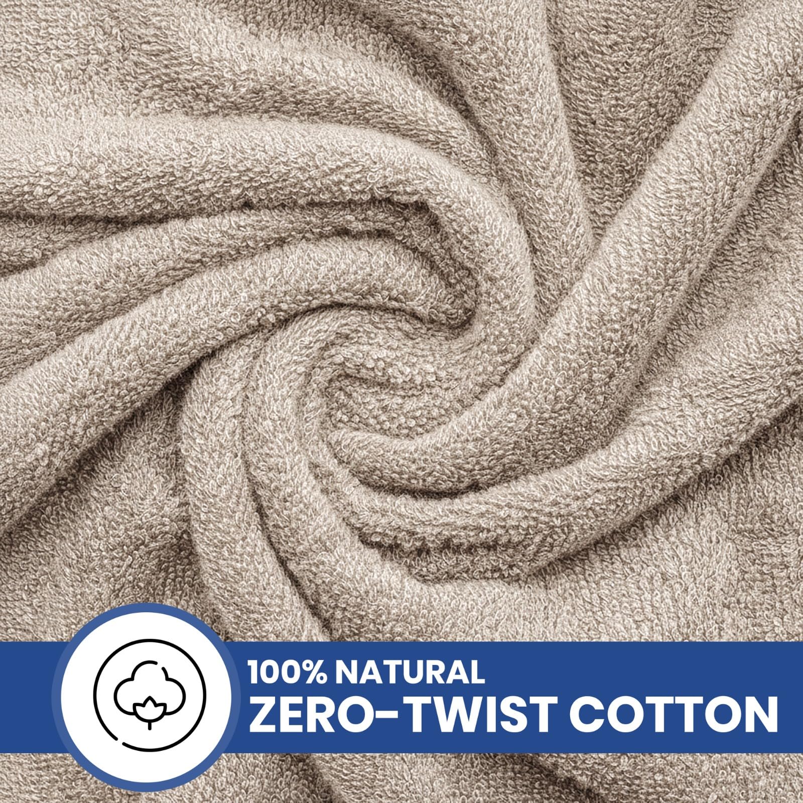 Linteum Textile Supply Toallas de secado de cabello de alta calidad, 100 % algodón hilado en anillo, para mujeres, hombres, niños, 20 x 40 pulgadas, toallas de mano de secado rápido para gimnasio,