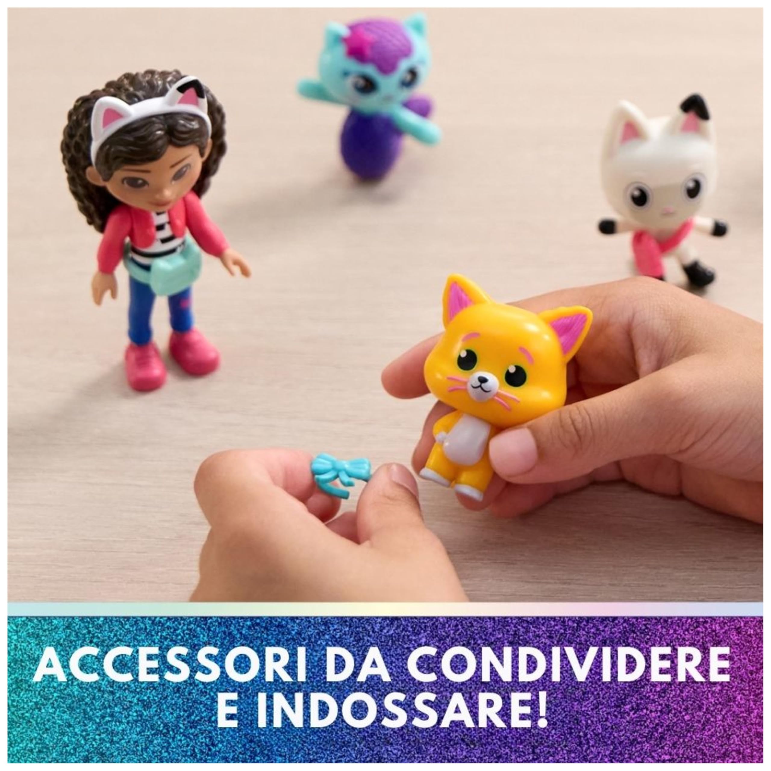 Gabby's Dollhouse The Movie, Cat-Venture Crew Pack, 11-Piece Toy Figure Set with Accessories, Kids Toys for Girls & Boys Ages 3 And Up, Multicolore, 6072633