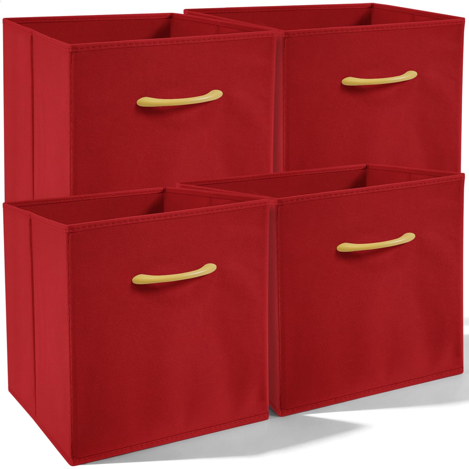 Amazing Tour Cube Storage Boxes, Foldable with Handles, 4 Pack — image 1