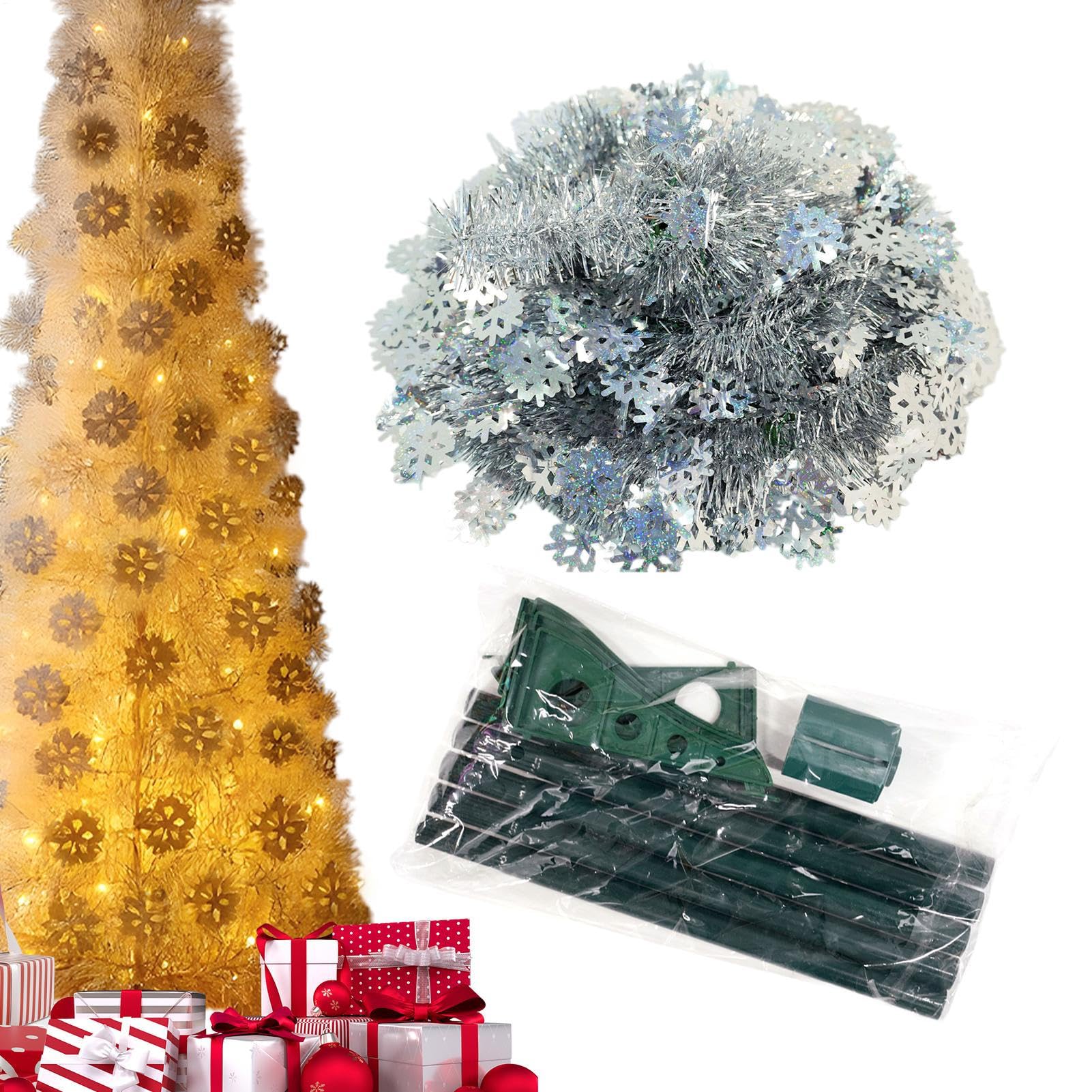 Árbol De Navidad Plegable Decoraciones Navideñas Plegables