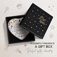 Vista 3 de YZEXEZY Adorno de regalo de compañero de trabajo, adorno colgante de cerámica para colega, despedida de jubilación, cumpleaños, Navidad, Acción