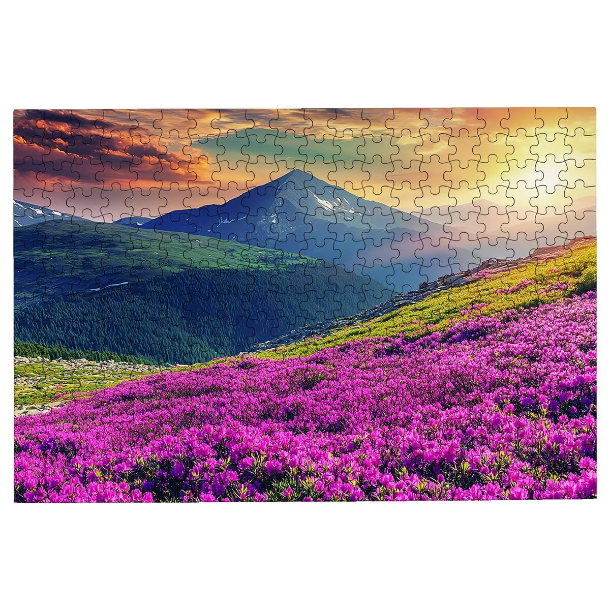 Puzzle 4000 Pezzi Paesaggi, Puzzle Fiore per Adulti, Puzzles in Legno Intrattenimento Creativo, Divertimento, Puzzles Educativi Classici con Confezione di Alta Qualità Idea Regalo Donna Decor -3030