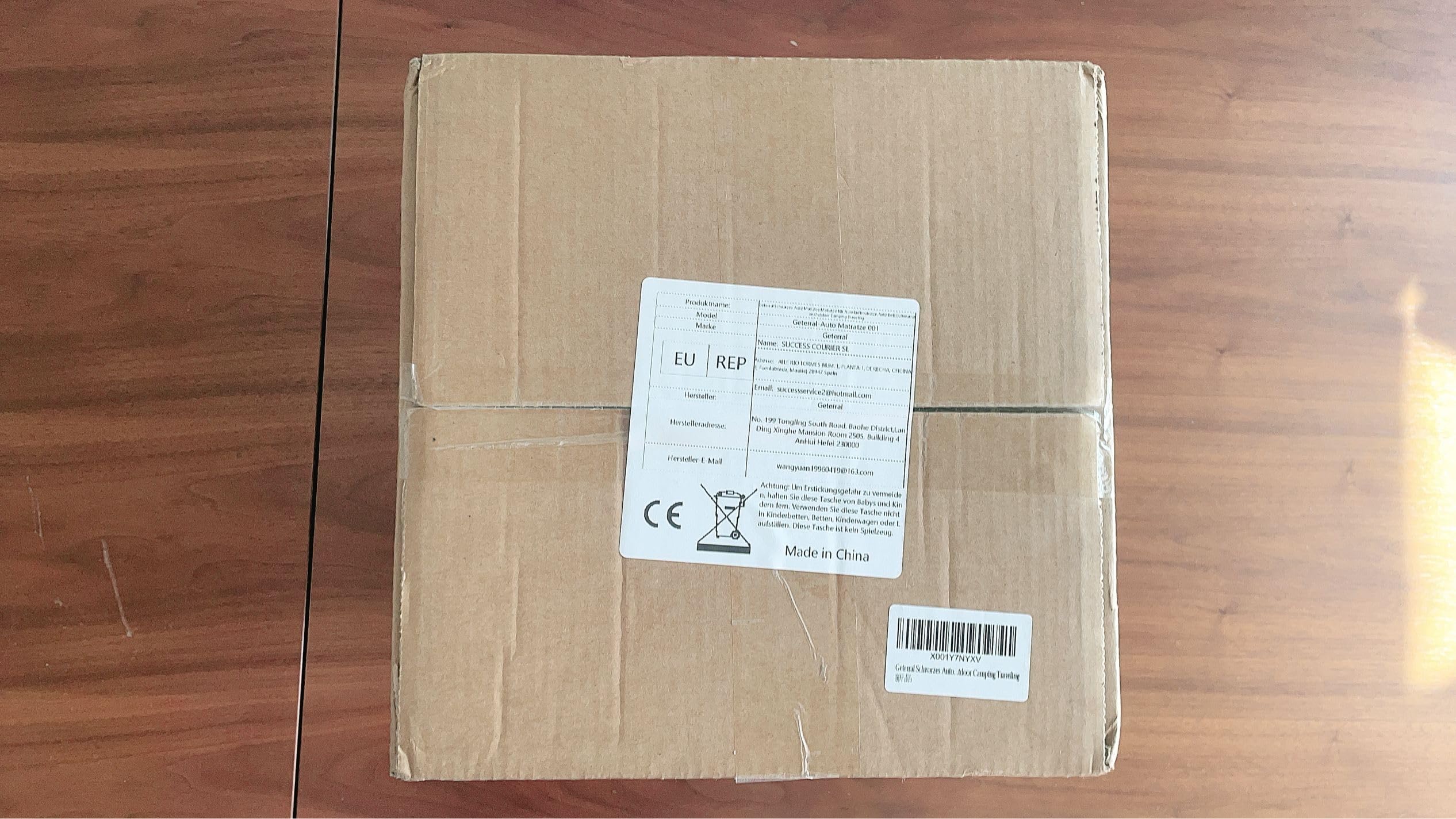 Letto per auto nero, materasso gonfiabile per sedile posteriore dell'auto, materasso ad aria per auto, letto a pelo per auto, per campeggio, escursionismo, viaggi, Geterral-UK Car Bed 001