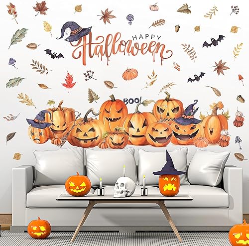 Miniatura 8 de Calcomanías de ventana de fantasma de Halloween que brillan en la oscuridad, calcomanías de ventana de fantasma de Halloween luminosas de color