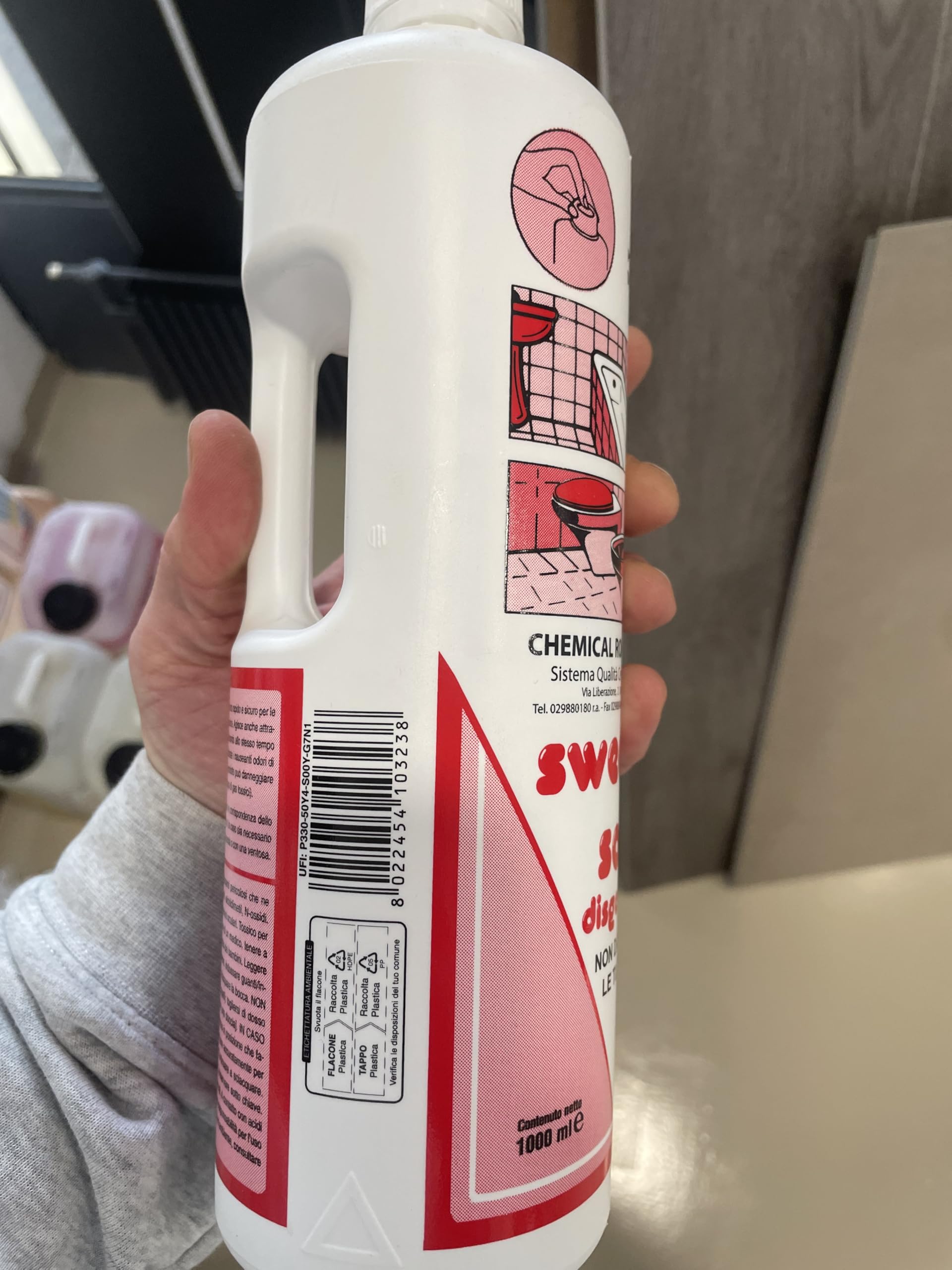sweeping soda - 1 litro - disgorgante