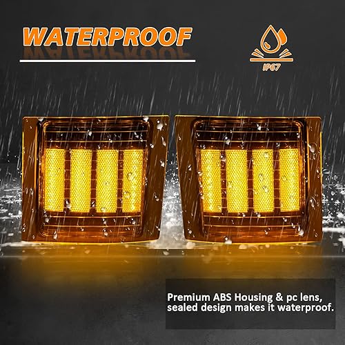 Miniatura 7 de Bestview Luz LED de esquina delantera para Chevy CK C10 1500 2500 3500  Chevy Silverado Tahoe Blazer Suburban GMC Pickup Truck 1994-1998, kit de