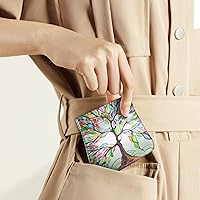 Vista 8 de Fintie - Monedero de piel sintética para monedas para mujeres y niñas, Love Tree, Moda