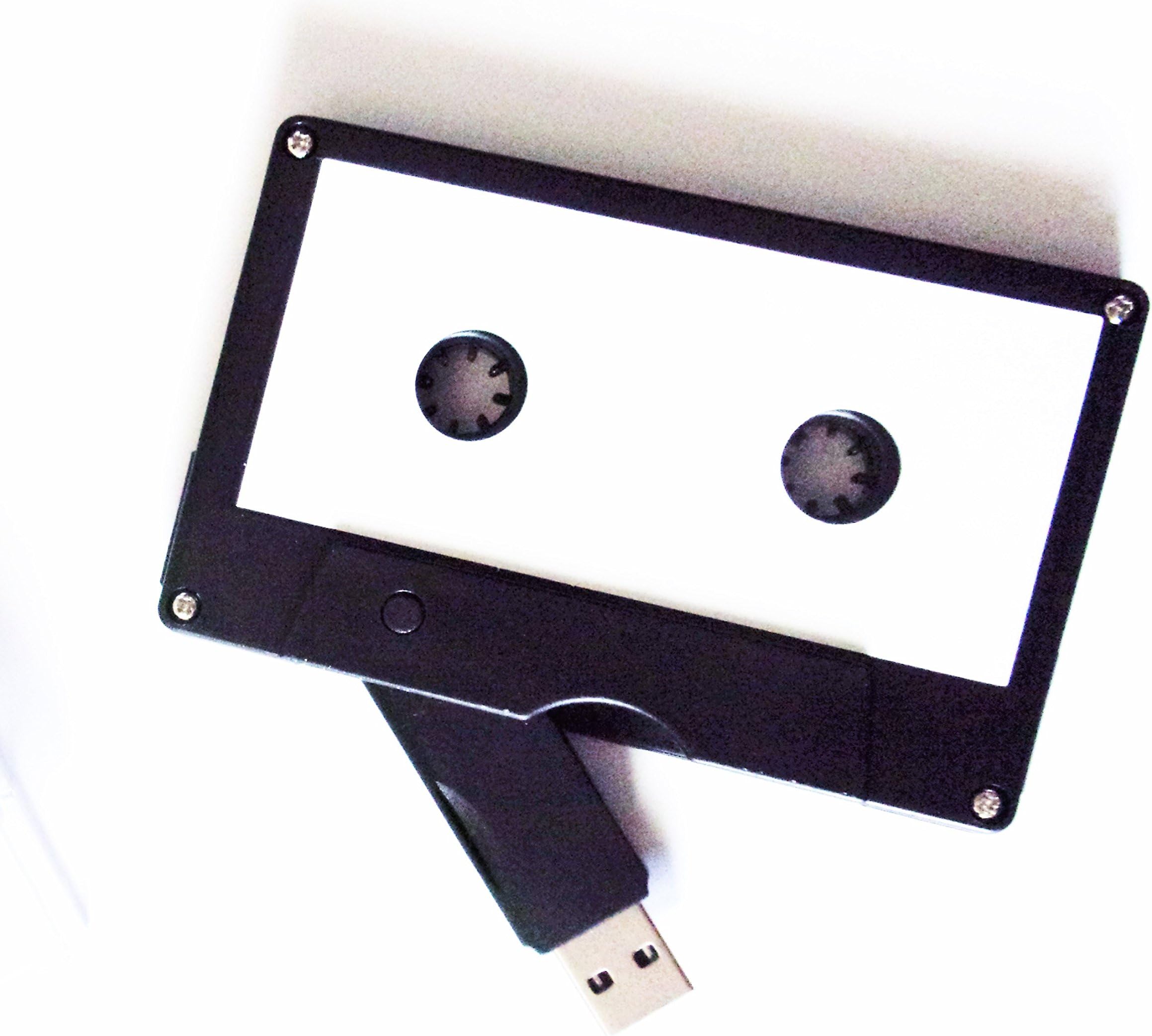 Cassette Tape USB Stick Flash Drive, 8 GB, 2.0 USB- DIY Design, Data Storage, Flash Drive, Jump Drive, Computer Data, Music Storage, Picture Storage, Custom Gift